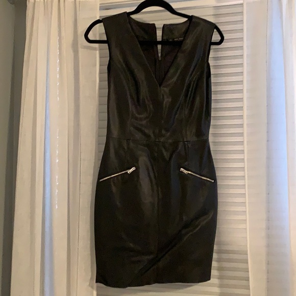 Zara faux leather dress size small - Picture 2 of 5